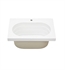 Ronbow 213331-1-WH Ashland™ 31" Ceramic Utility Sinktop with Single Faucet Hole in White